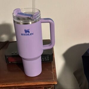 Stanley Lavender Travel Tumbler with Handle and Straw